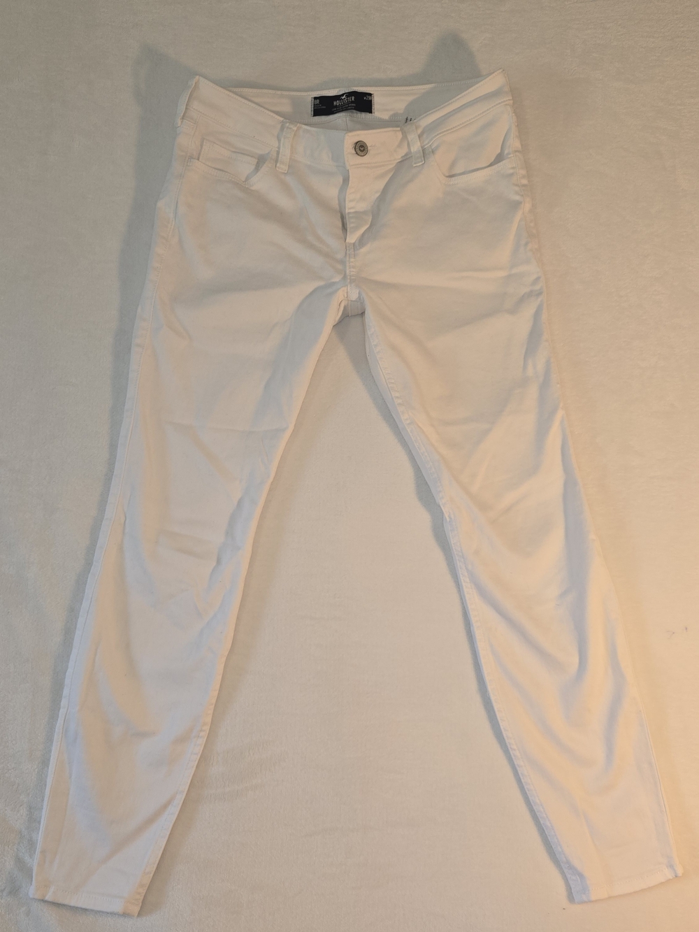 Hollister White Low Rise Super Skinny Classic Stretch Jeans 8R